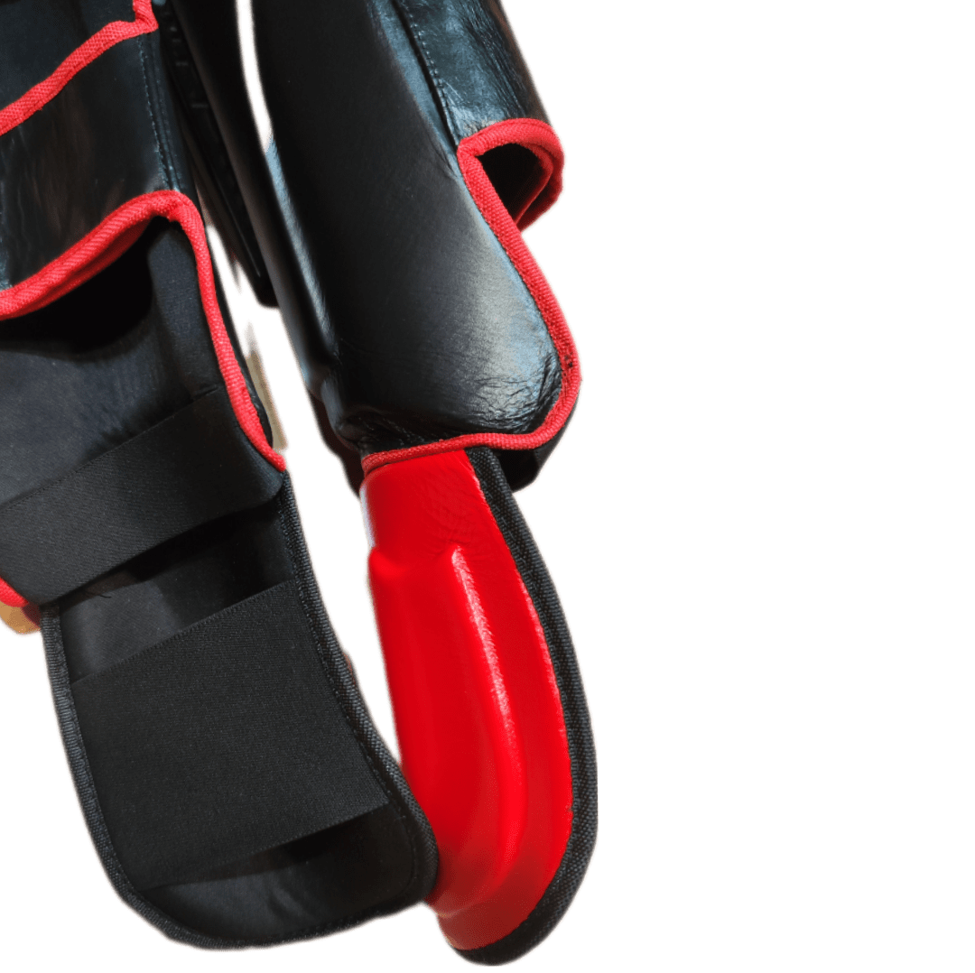 Tibiales Hard Kick RG Black Piel Top grade - Redglove