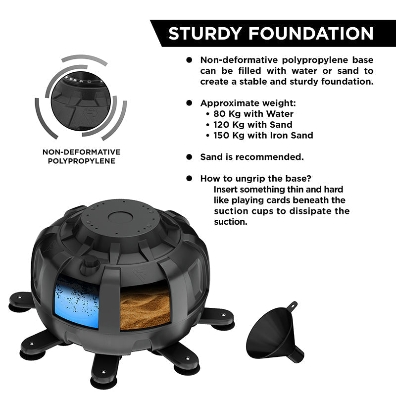 Saco de Boxeo de pie RDX 182 CM con base KARA Rojo - Redglove