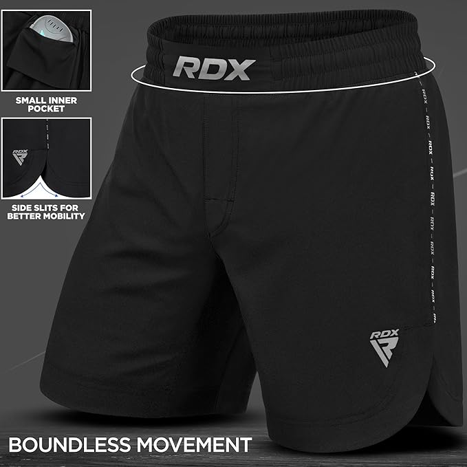 RDX Pantalones Cortos – Shorts para Kickboxing, Muay Thai, MMA,  BJJ y Entrenamiento - Redglove 