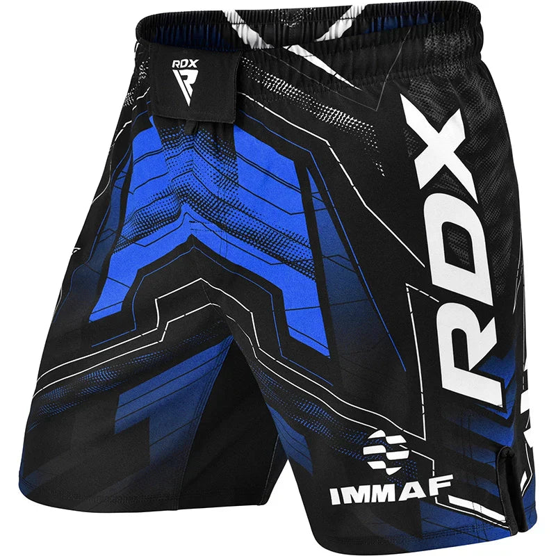 RDX IMMAF Approved MMA Shorts Azules - Redglove 