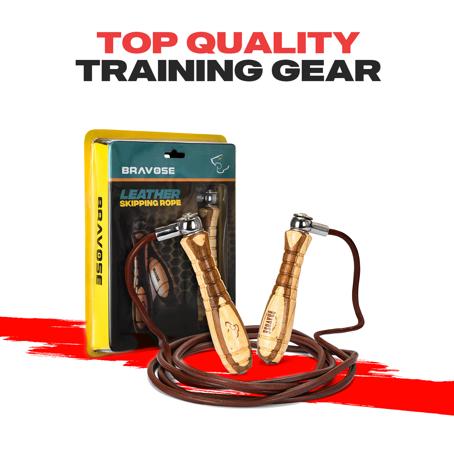 Premium Leather Skipping Rope-2