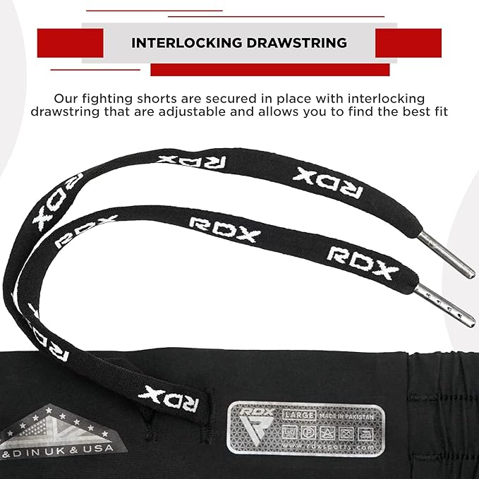 RDX Pantalones Cortos – Shorts para Kickboxing, Muay Thai, MMA,  BJJ y Entrenamiento - Redglove 