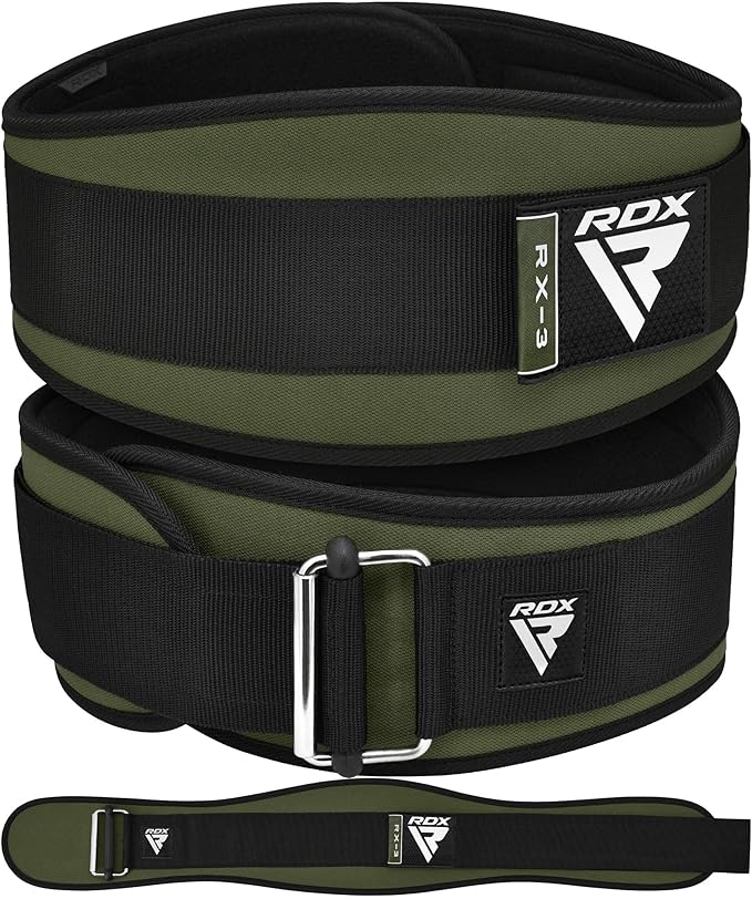 RDX 6.5” Gimnasio Cinturón Musculacion Entrenamiento Peso Belt para Halterofilia Powerlifting Fitness Gym , Hombre Mujer - Redglove 