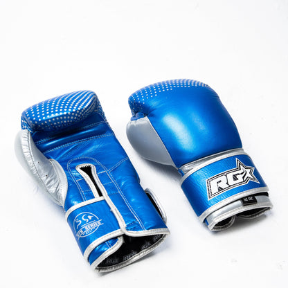 Guantes de Boxeo NTX SERIES -  METALLIC bue grey asteroids - Redglove 