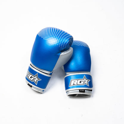 Guantes de Boxeo NTX SERIES -  METALLIC bue grey asteroids - Redglove 