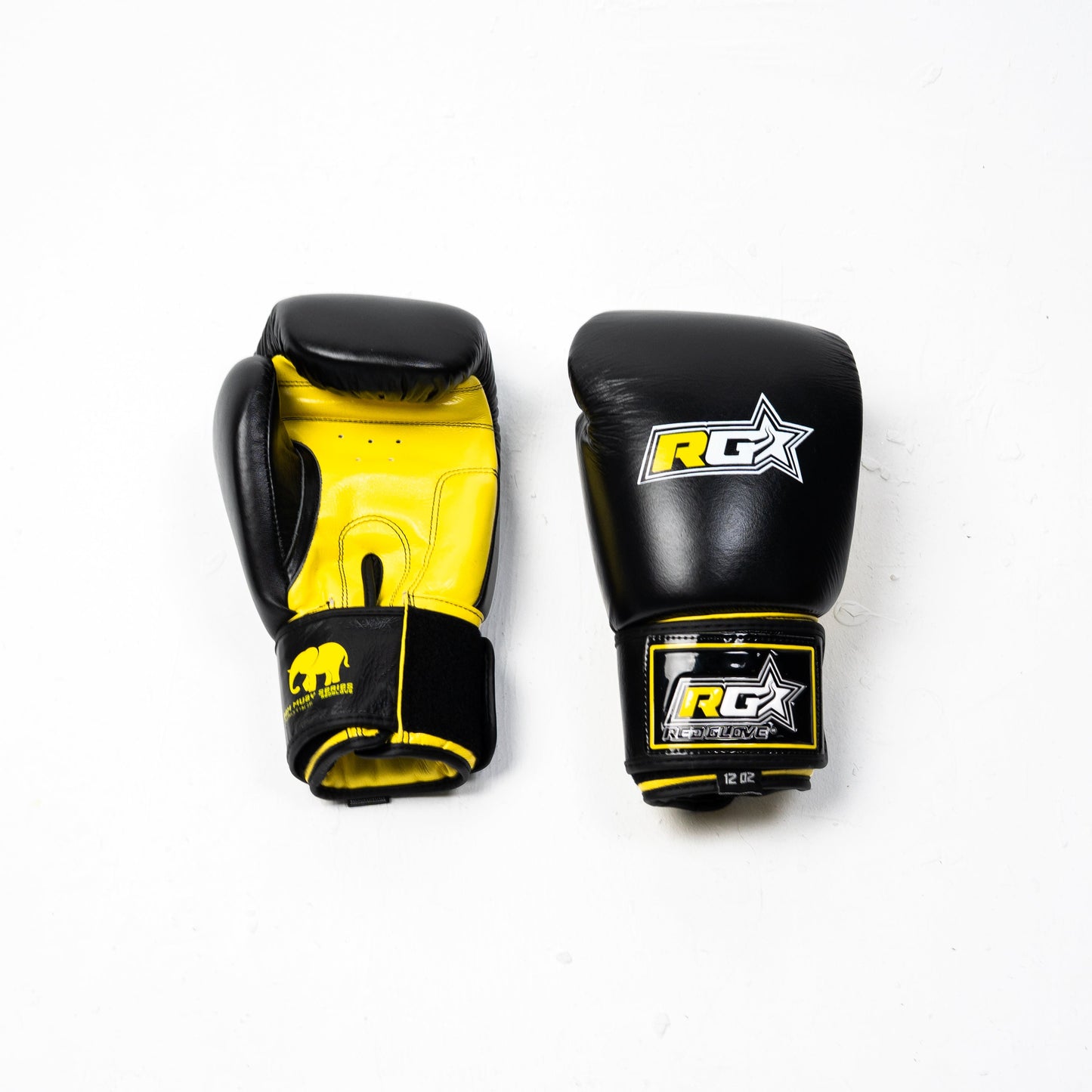 Guantes Kick Boxing Muay thai   - RAM MUAY SERIES - yellow black - Redglove 