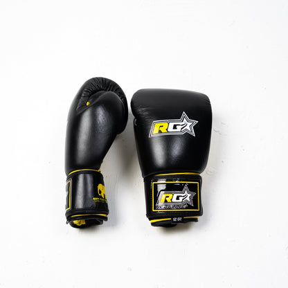 Guantes Kick Boxing Muay thai   - RAM MUAY SERIES - yellow black - Redglove 