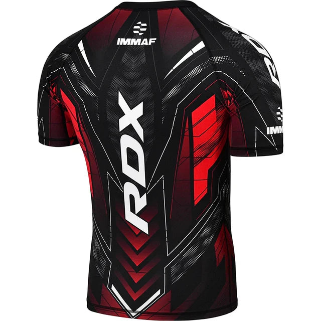 RDX IMMAF  Oficial Camiseta  Roja Entrenamiento - Redglove 