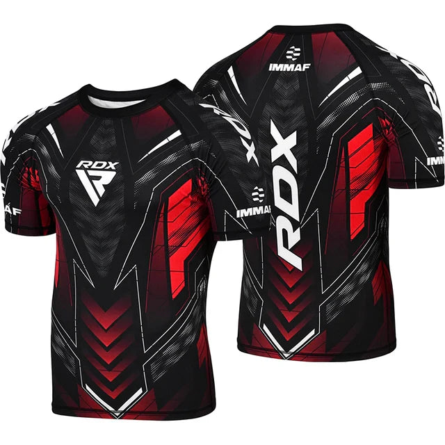 RDX IMMAF  Oficial Camiseta  Roja Entrenamiento - Redglove 
