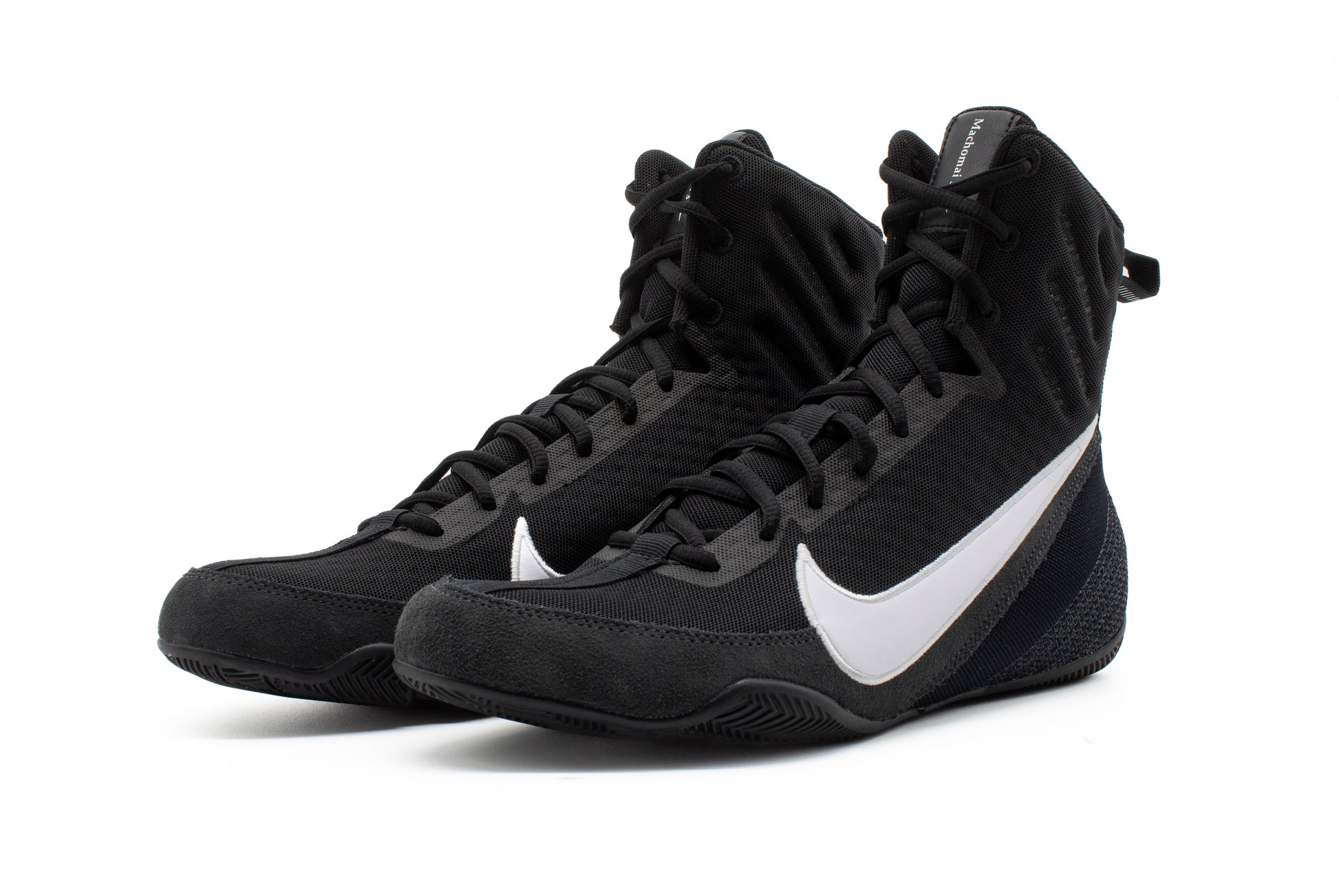 Nike Machomai 3 NEGRAS LOGO BLANCO black white - Redglove 