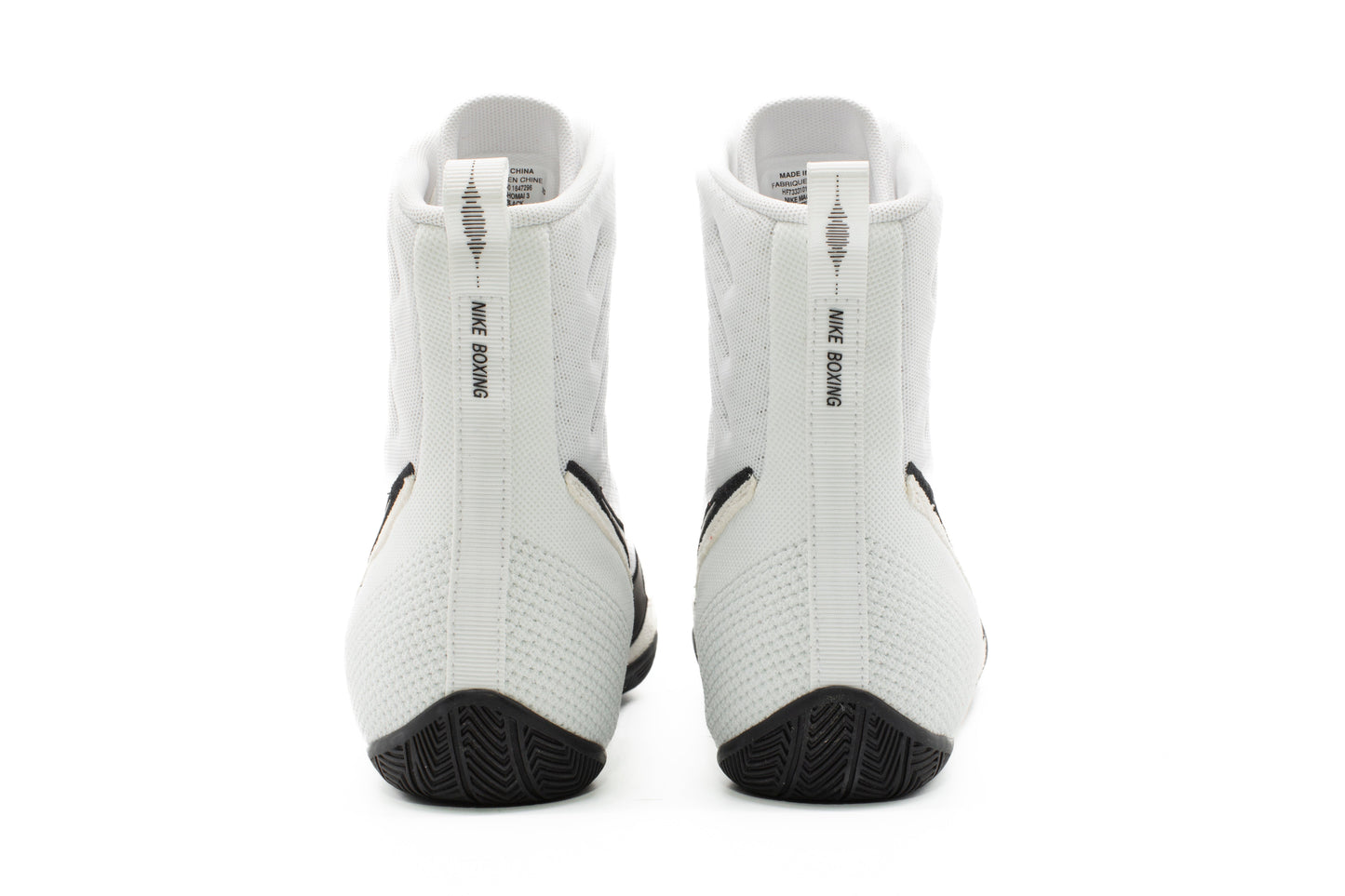 Nike Machomai 3 BLANCAS LOGO NEGRO white black - Redglove 