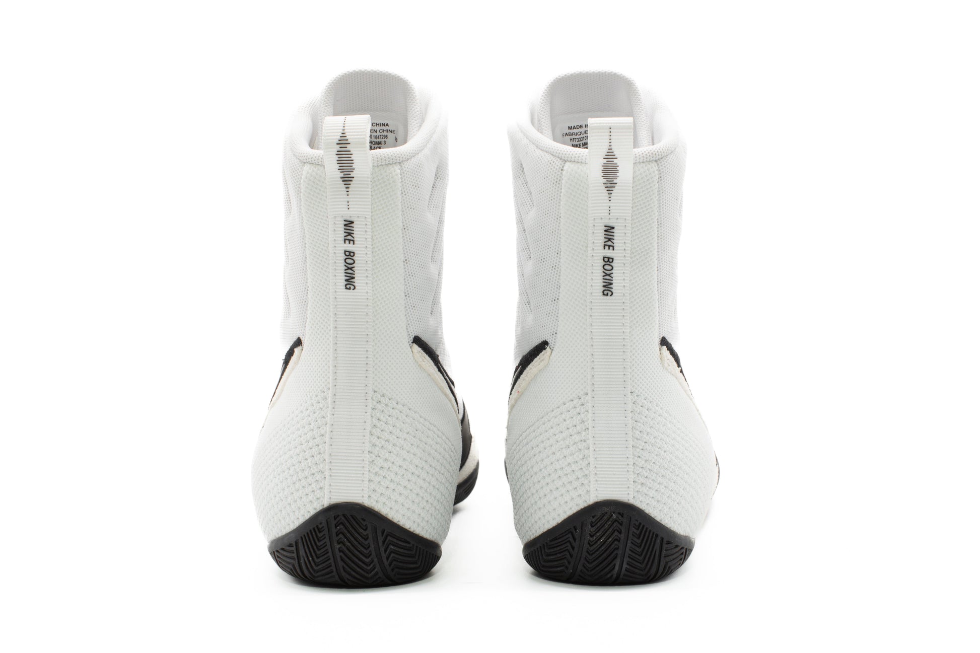 Nike Machomai 3 BLANCAS LOGO NEGRO white black - Redglove 