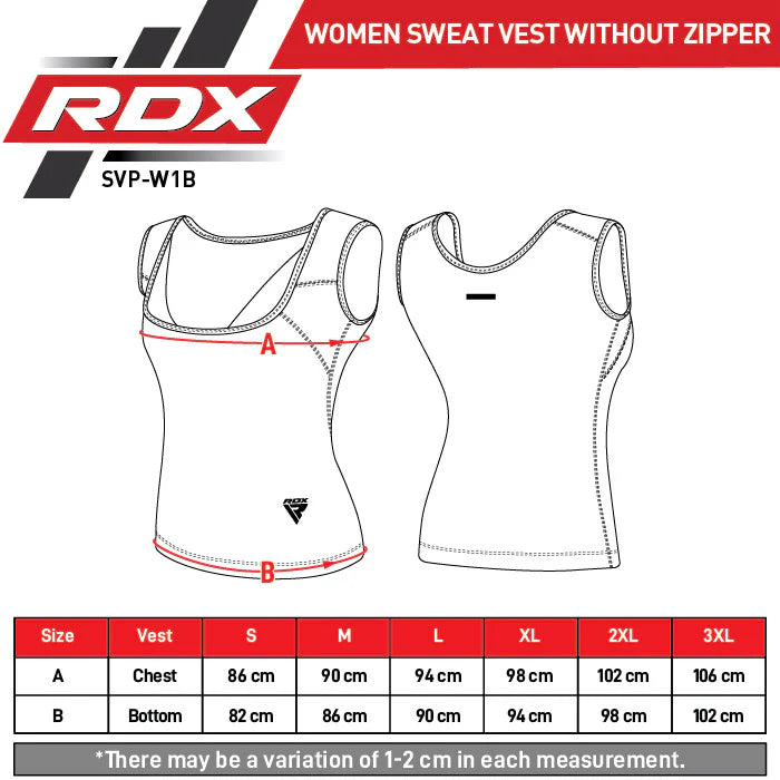 RDX W1 Sauna Camiseta de Sudoración - Redglove 
