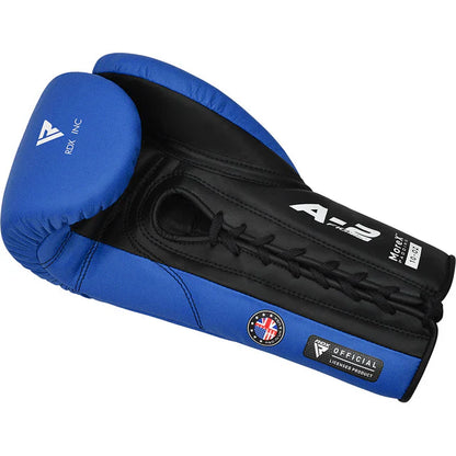 RDX APEX – Guantes de Boxeo de Competición con Cordones A2 - Redglove 