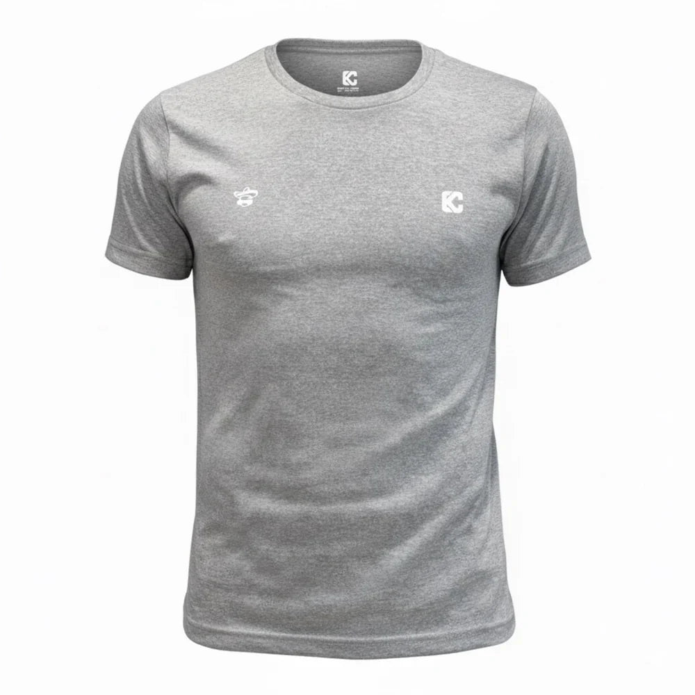 Camiseta de Entrenamiento Gris  Knockout Couture - Redglove 