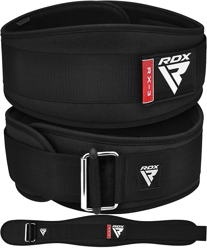 RDX 6.5” Gimnasio Cinturón Musculacion Entrenamiento Peso Belt para Halterofilia Powerlifting Fitness Gym , Hombre Mujer - Redglove 