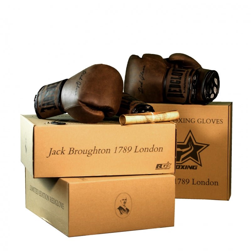 Guantes de Boxeo Vintage RG Jack Broughton PREVENTA - Redglove 