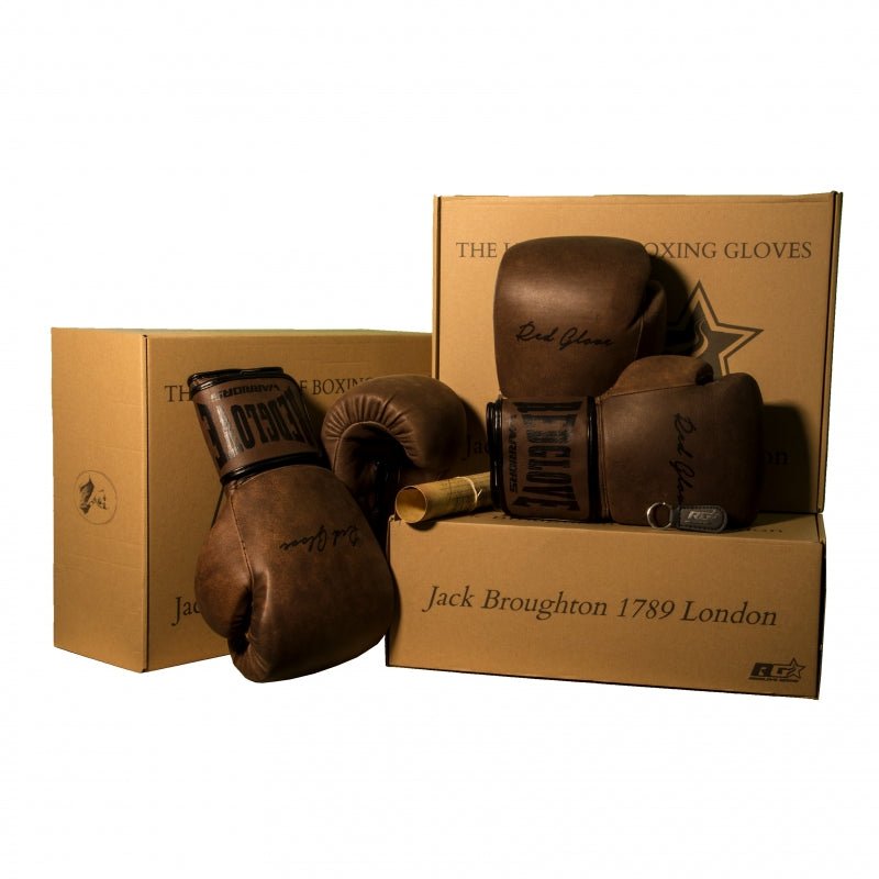 Guantes de Boxeo Vintage RG Jack Broughton PREVENTA - Redglove 