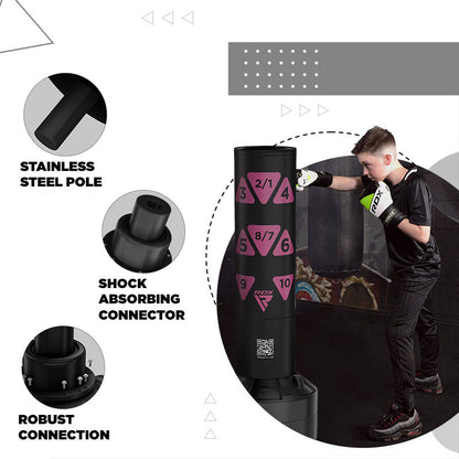 Saco de Boxeo de pie para niños- Base estable + guantes - Redglove 