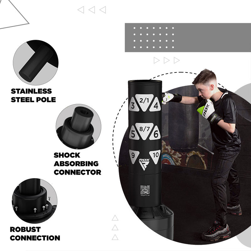 Saco de Boxeo de pie para niños- Base estable + guantes - Redglove 