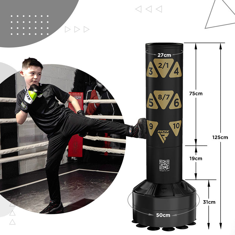 Saco de Boxeo de pie para niños- Base estable + guantes - Redglove 
