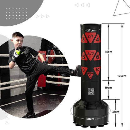 Saco de Boxeo de pie para niños- Base estable + guantes - Redglove 