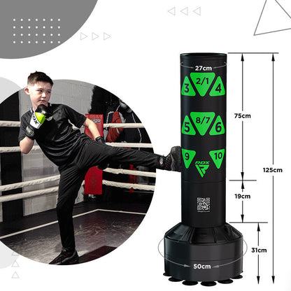 Saco de Boxeo de pie para niños- Base estable + guantes - Redglove 