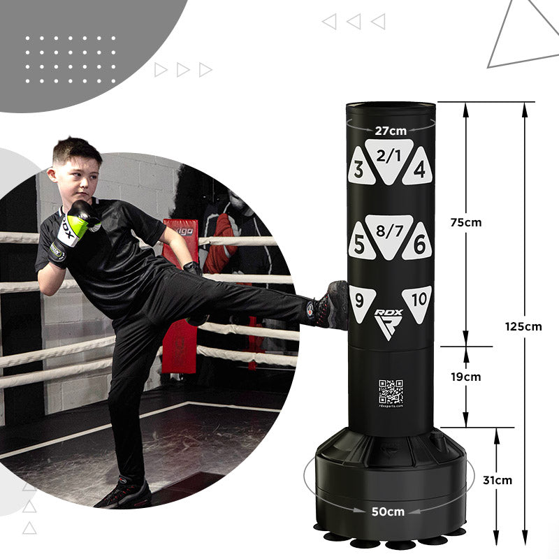 Saco de Boxeo de pie para niños- Base estable + guantes - Redglove 