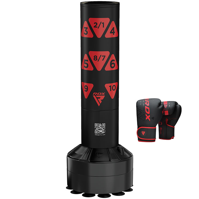 Saco de Boxeo de pie para niños- Base estable + guantes - Redglove 