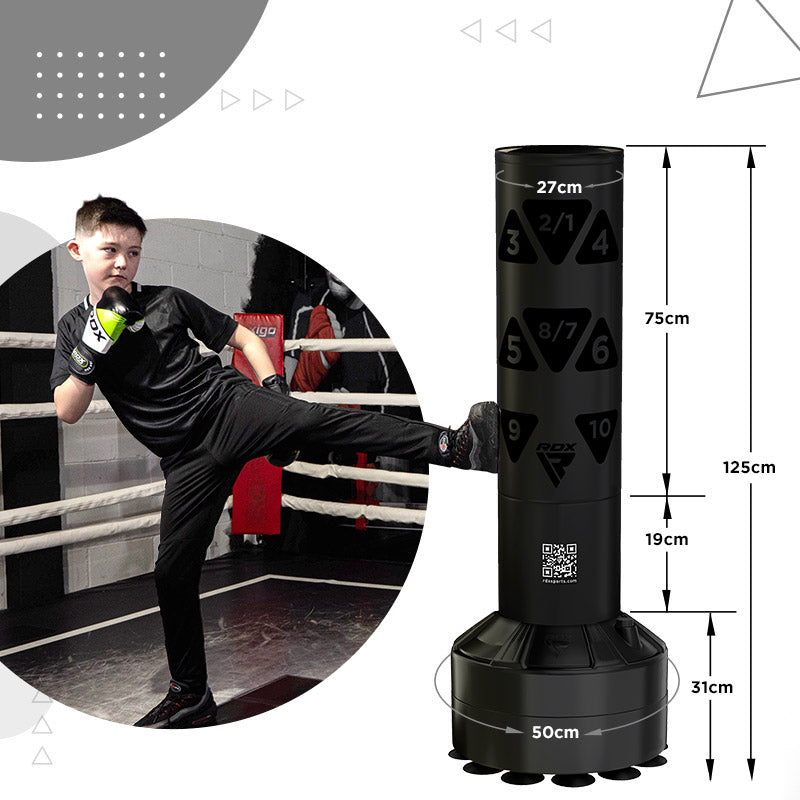 Saco de Boxeo de pie para niños- Base estable + guantes - Redglove 