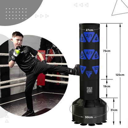 Saco de Boxeo de pie para niños- Base estable + guantes - Redglove 