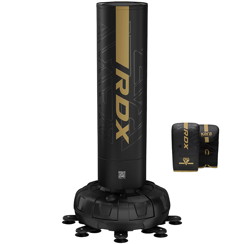 Saco de Boxeo de pie RDX 182 CM con base Dorado - Redglove 