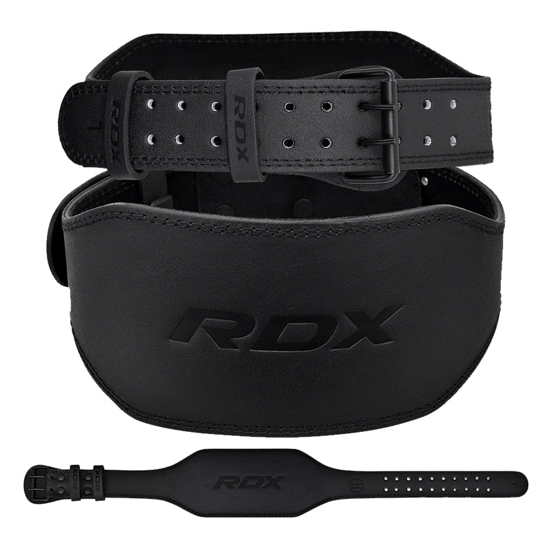 Cinturón RDX de Piel Nubuck 15 cm – Powerlifting - Redglove 