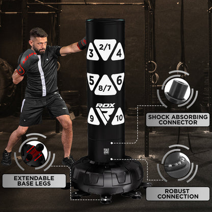 Saco de Boxeo de pie RDX 182 CM con base Ronin - Redglove 