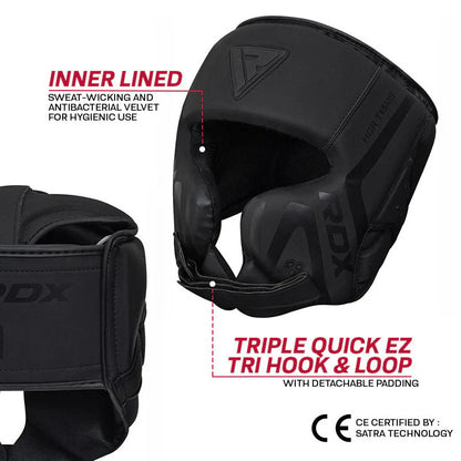 Casco de Boxeo RDX T15 Noir - Redglove 