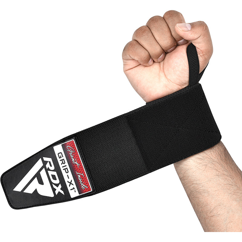 RDX W3 IPL USPA Approved Powerlifting Wrist Support Wraps with Thumb Loops OEKO-TEX®-Standard 100 certified - Redglove 