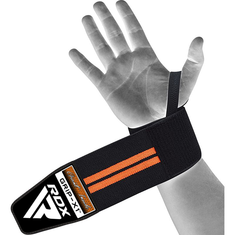 RDX W3 IPL USPA Approved Powerlifting Wrist Support Wraps with Thumb Loops OEKO-TEX®-Standard 100 certified - Redglove 