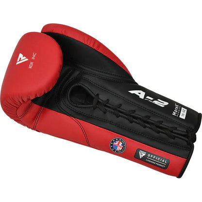 RDX APEX – Guantes de Boxeo de Competición con Cordones A2 - Redglove 
