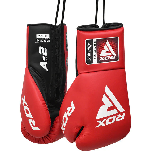 RDX APEX – Guantes de Boxeo de Competición con Cordones A2 - Redglove 