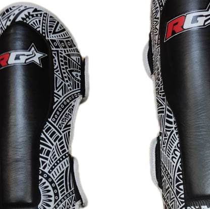 Tibiales Hard Kick RG Maorí  Piel Top grade - Redglove 