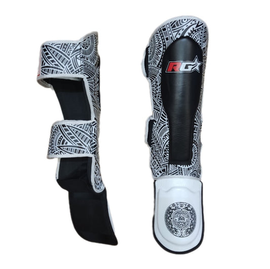 Tibiales Hard Kick RG Maorí  Piel Top grade - Redglove 